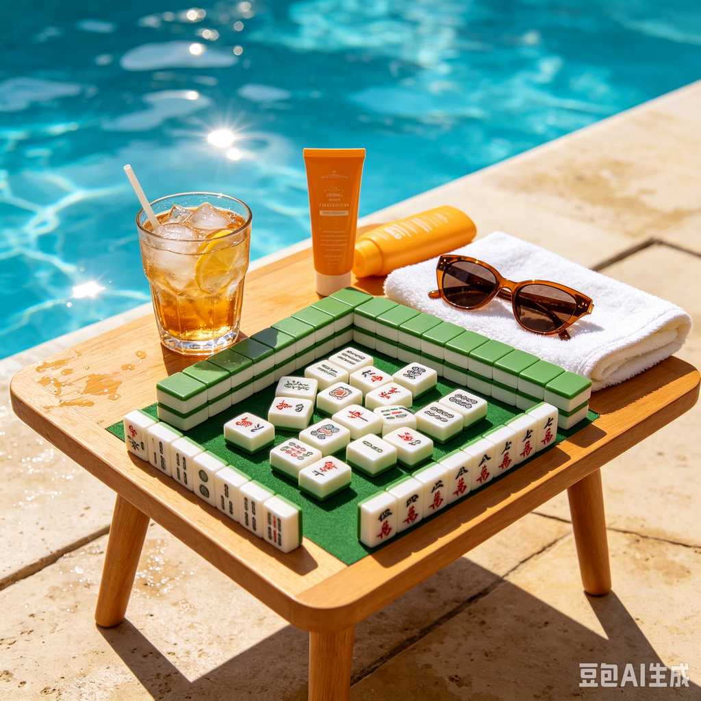 lightweight mahjong tile set