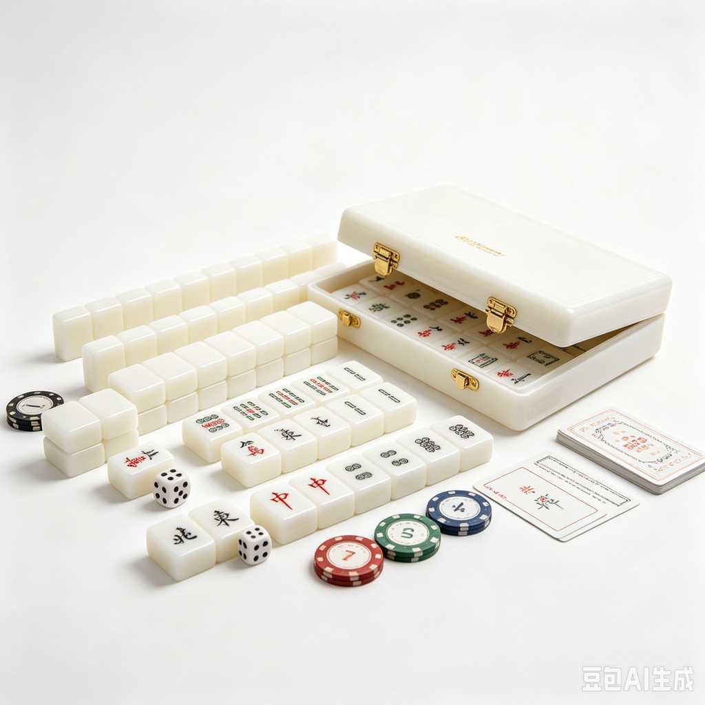 stable print mahjong set